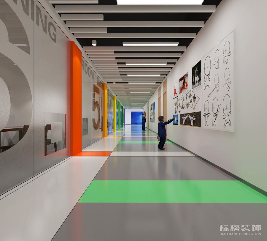 青少年活動中心過道